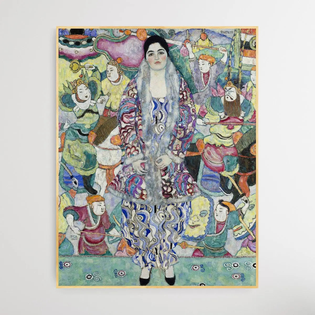 Gustav Klimt's Portrait of Friederike Maria Beer (1916) - I Heart Wall Art