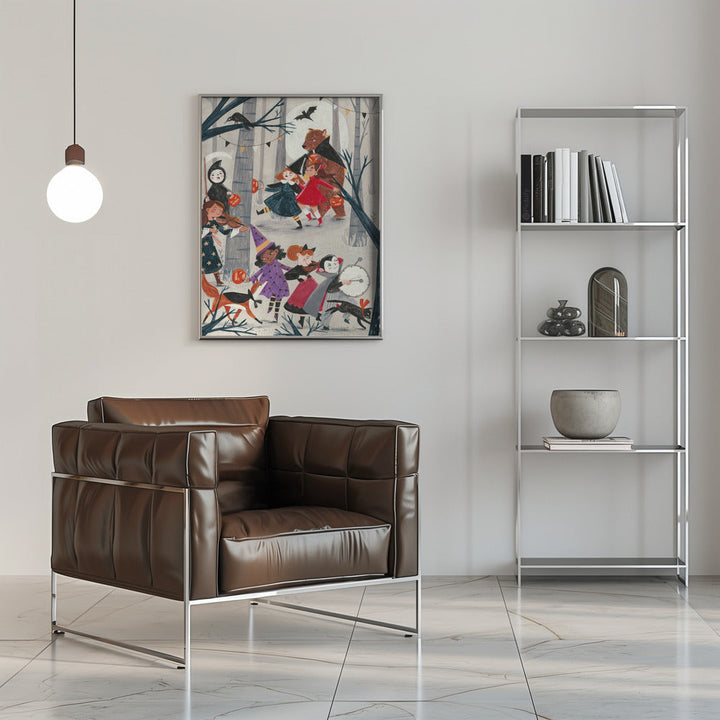 Halloween parade - Stretched Canvas, Poster or Fine Art Print I Heart Wall Art