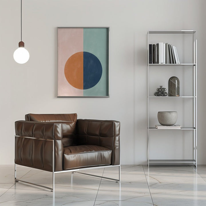 Halved Harmony - Stretched Canvas, Poster or Fine Art Print - I Heart Wall Art - Poster Print, Canvas Print or Framed Art Print