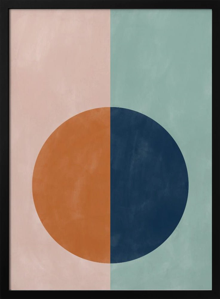 Halved Harmony - Stretched Canvas, Poster or Fine Art Print - I Heart Wall Art - Poster Print, Canvas Print or Framed Art Print
