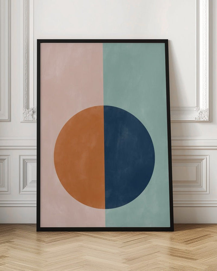 Halved Harmony - Stretched Canvas, Poster or Fine Art Print - I Heart Wall Art - Poster Print, Canvas Print or Framed Art Print