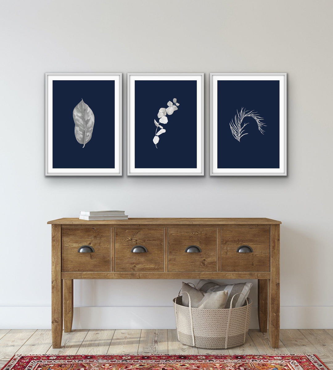 Hamptons Garden - Three Piece Art Print Set Triptych - I Heart Wall Art