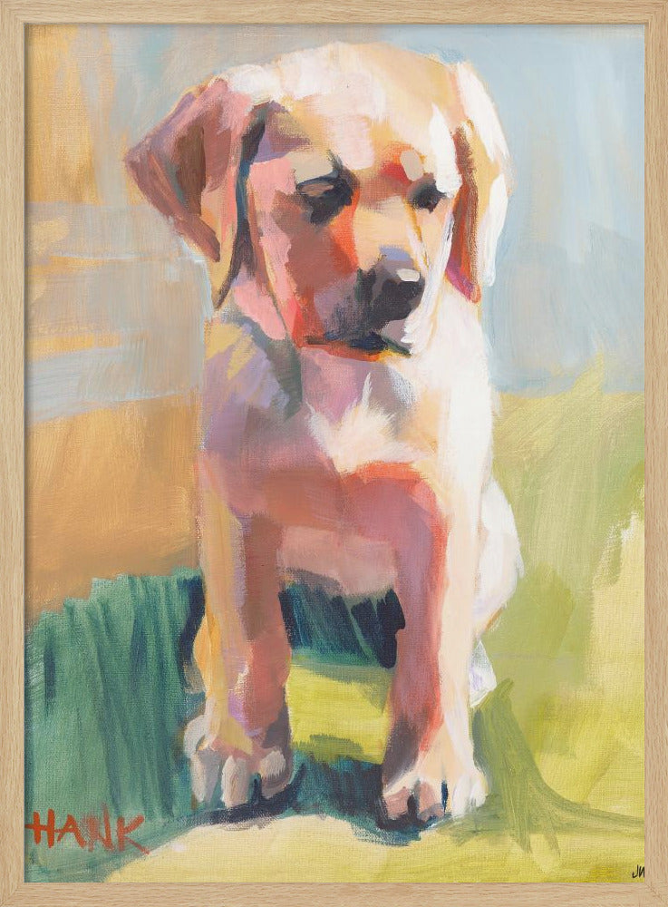 Hank - Stretched Canvas, Poster or Fine Art Print I Heart Wall Art