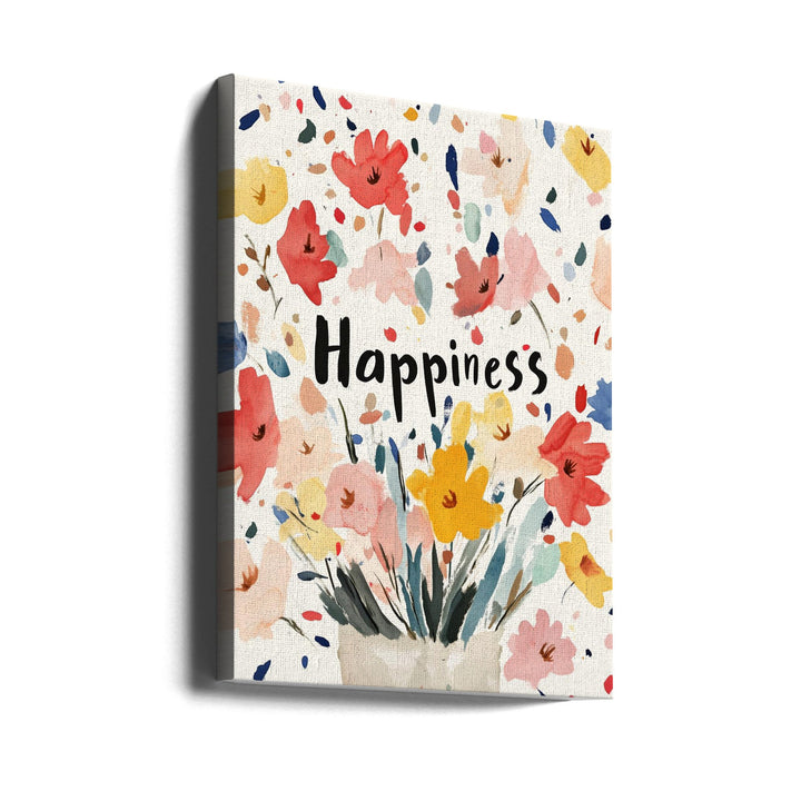 Happiness - Stretched Canvas, Poster or Fine Art Print I Heart Wall Art