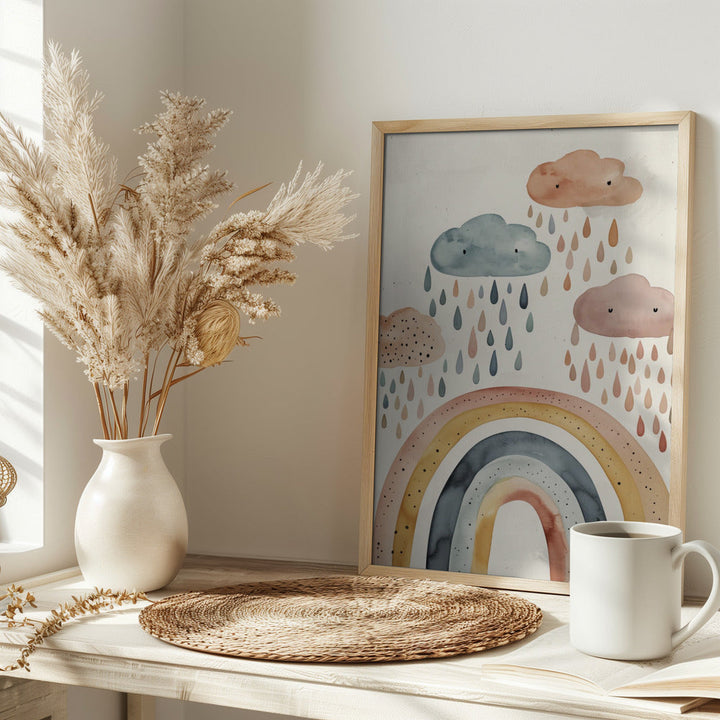 Happyrainno2 - Stretched Canvas, Poster or Fine Art Print I Heart Wall Art