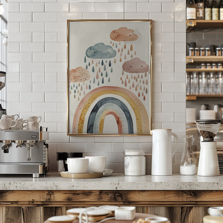 Happyrainno2 - Stretched Canvas, Poster or Fine Art Print I Heart Wall Art