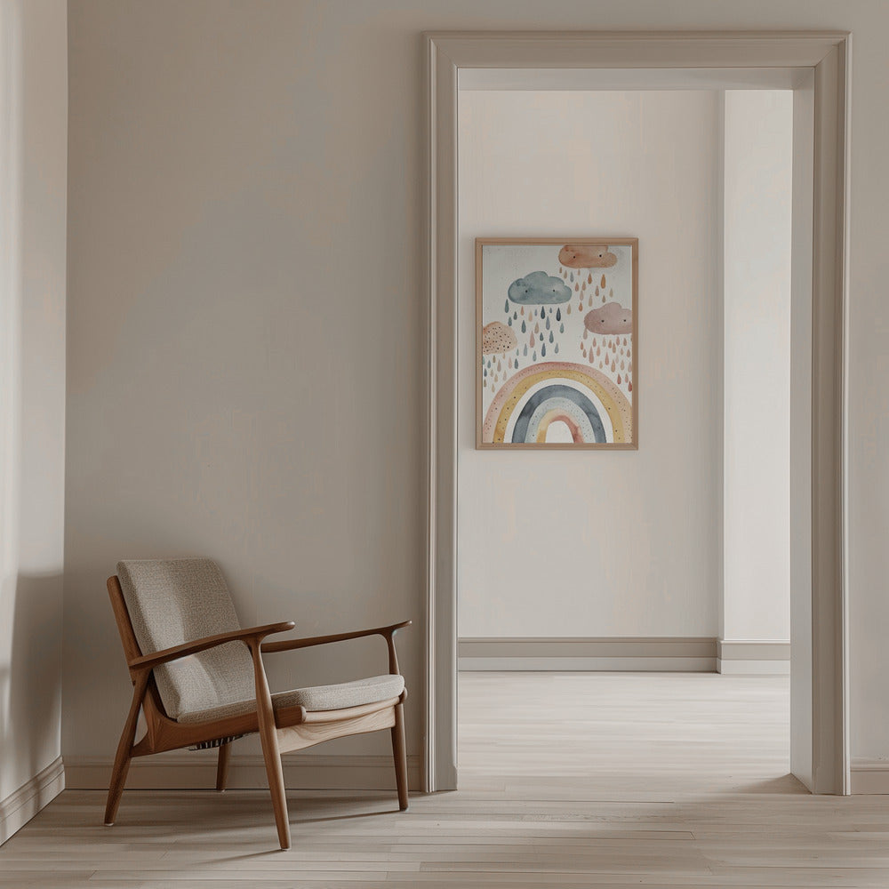 Happyrainno2 - Stretched Canvas, Poster or Fine Art Print I Heart Wall Art