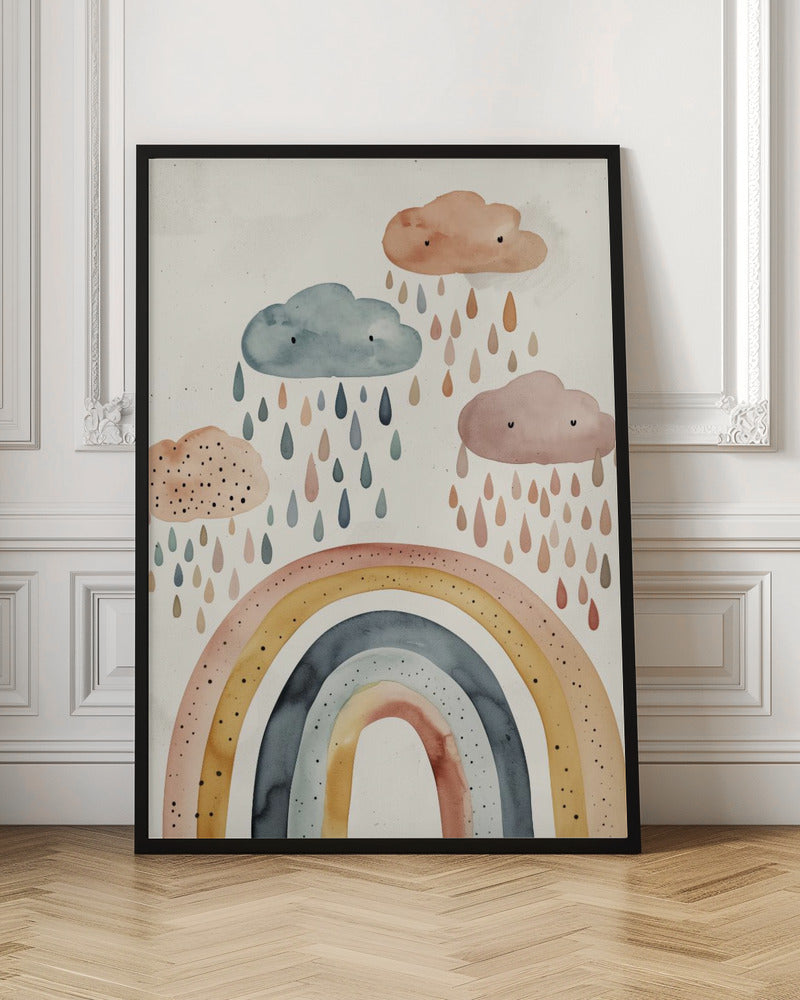 Happyrainno2 - Stretched Canvas, Poster or Fine Art Print I Heart Wall Art