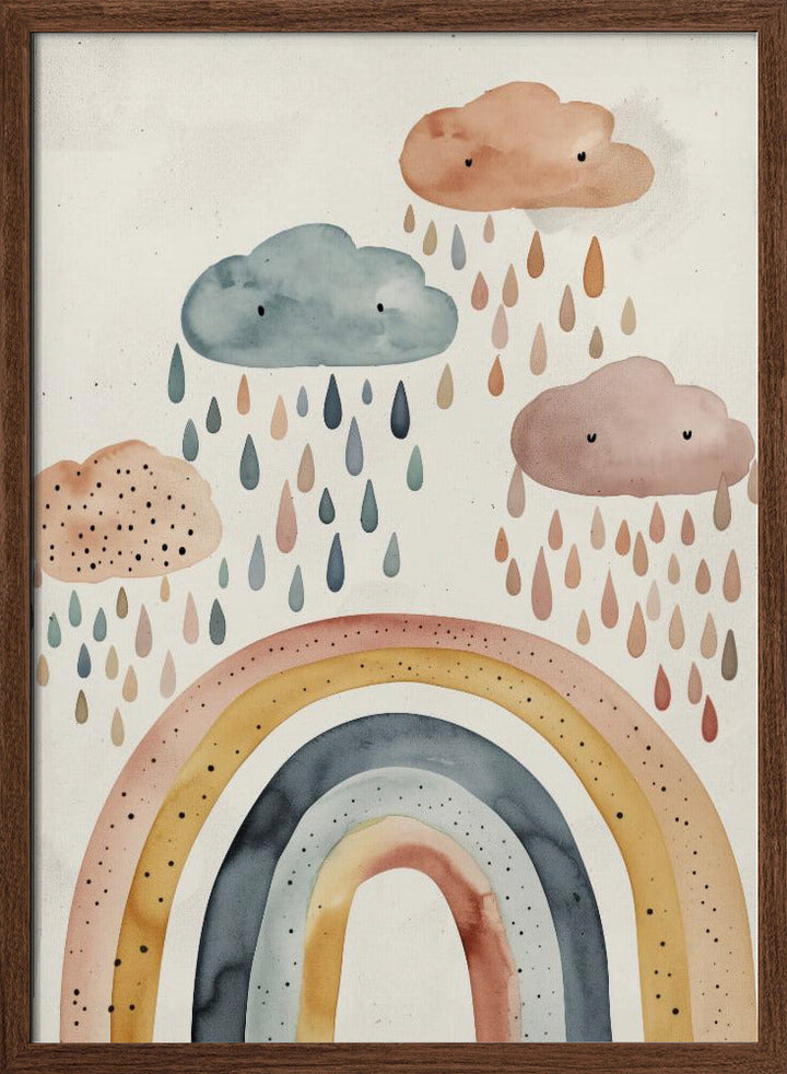 Happyrainno2 - Stretched Canvas, Poster or Fine Art Print I Heart Wall Art