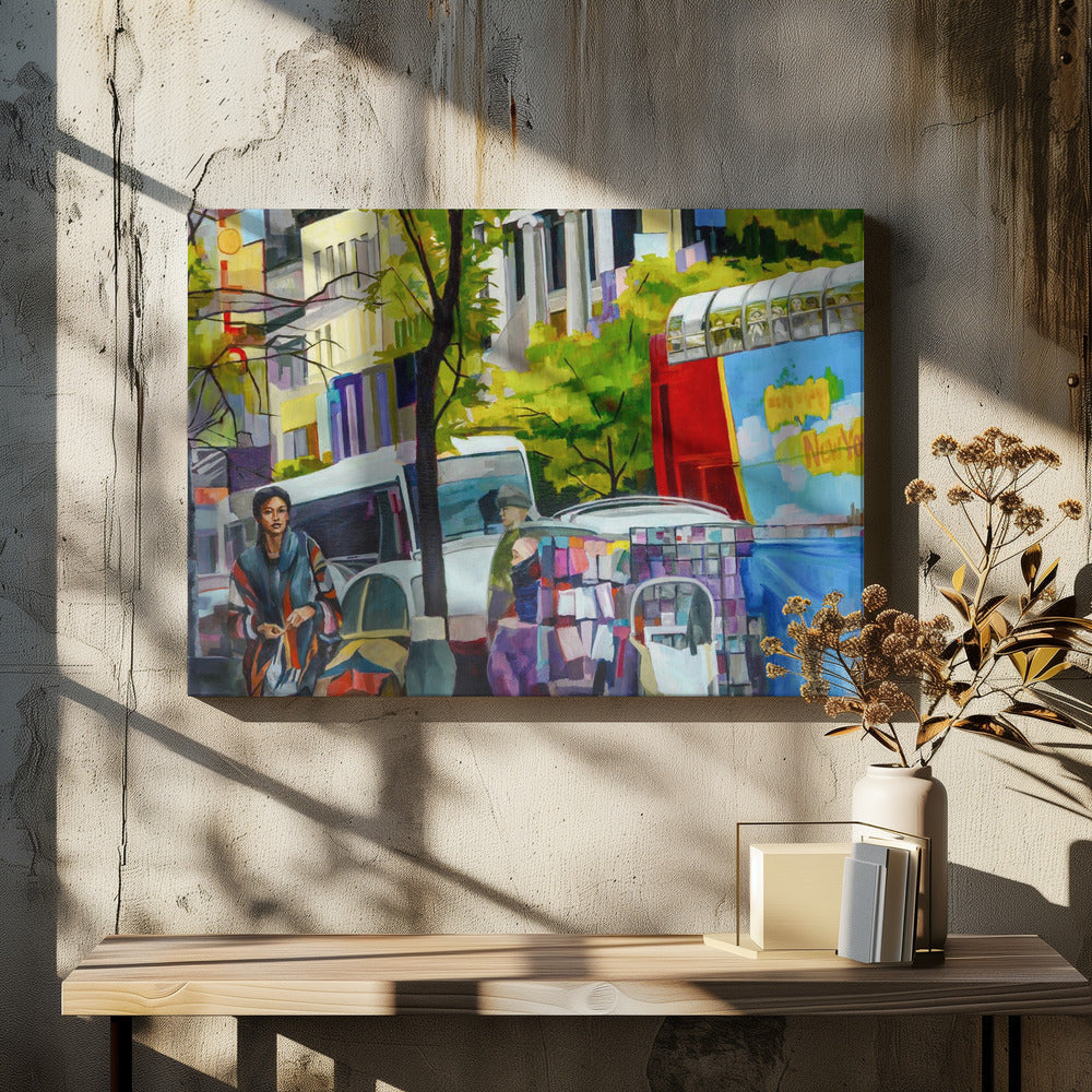 Harlem Tourist - Stretched Canvas, Poster or Fine Art Print I Heart Wall Art
