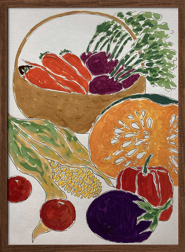 Harvest - Stretched Canvas, Poster or Fine Art Print - I Heart Wall Art - Poster Print, Canvas Print or Framed Art Print