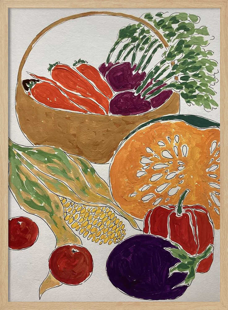 Harvest - Stretched Canvas, Poster or Fine Art Print - I Heart Wall Art - Poster Print, Canvas Print or Framed Art Print
