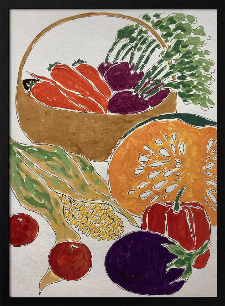 Harvest - Stretched Canvas, Poster or Fine Art Print - I Heart Wall Art - Poster Print, Canvas Print or Framed Art Print