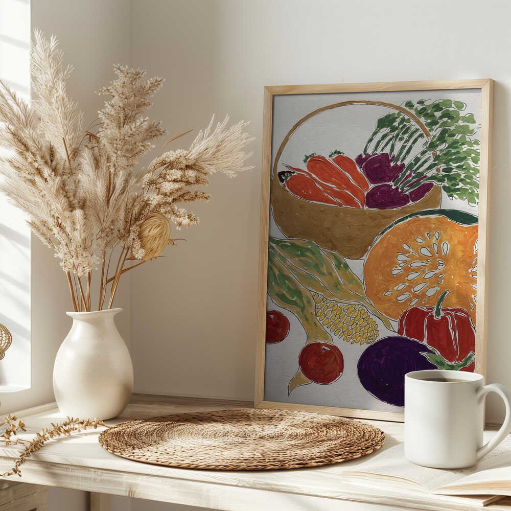 Harvest - Stretched Canvas, Poster or Fine Art Print - I Heart Wall Art - Poster Print, Canvas Print or Framed Art Print