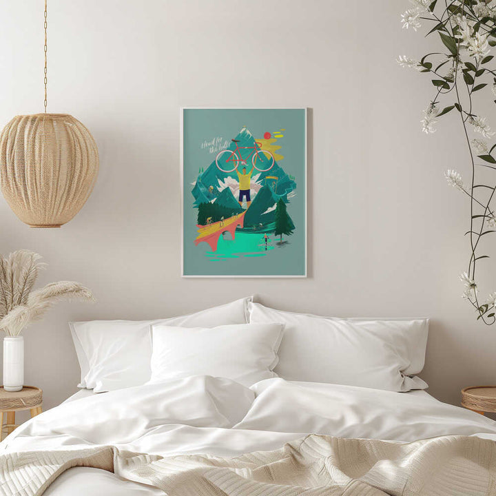 Head for the Hills - Stretched Canvas, Poster or Fine Art Print - I Heart Wall Art - Poster Print, Canvas Print or Framed Art Print