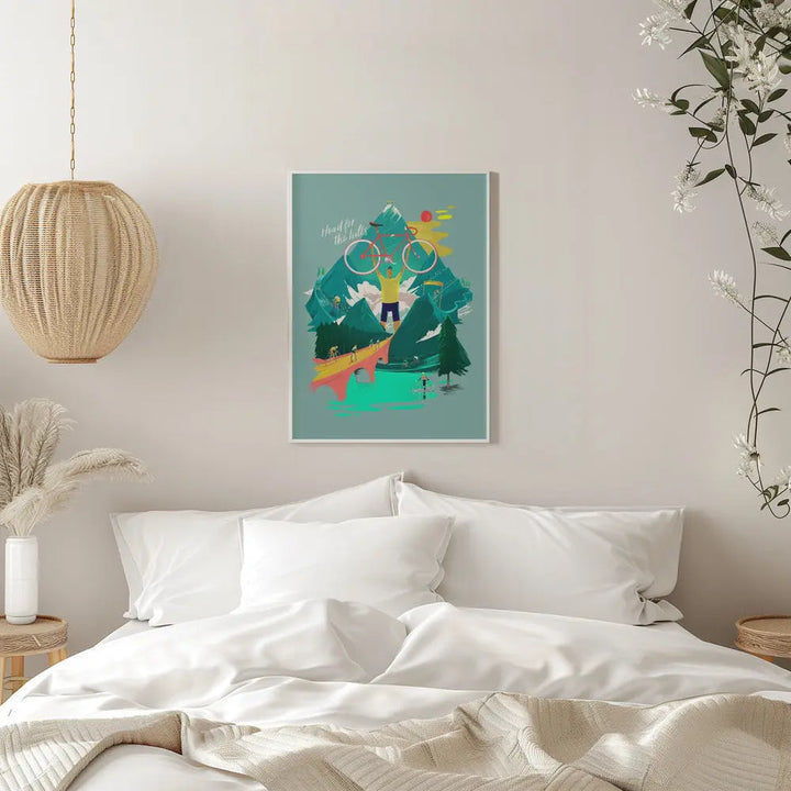Head for the Hills - Stretched Canvas, Poster or Fine Art Print I Heart Wall Art