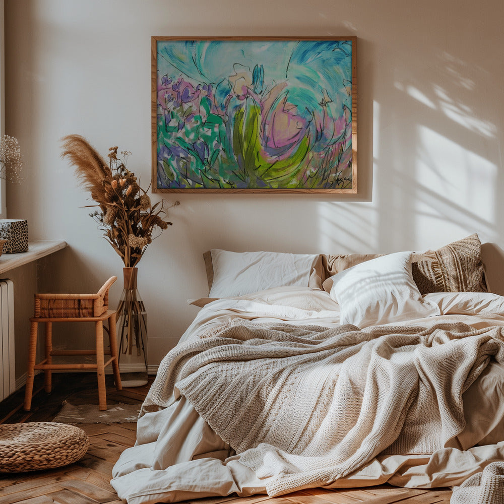 Heart Dance - Stretched Canvas, Poster or Fine Art Print I Heart Wall Art