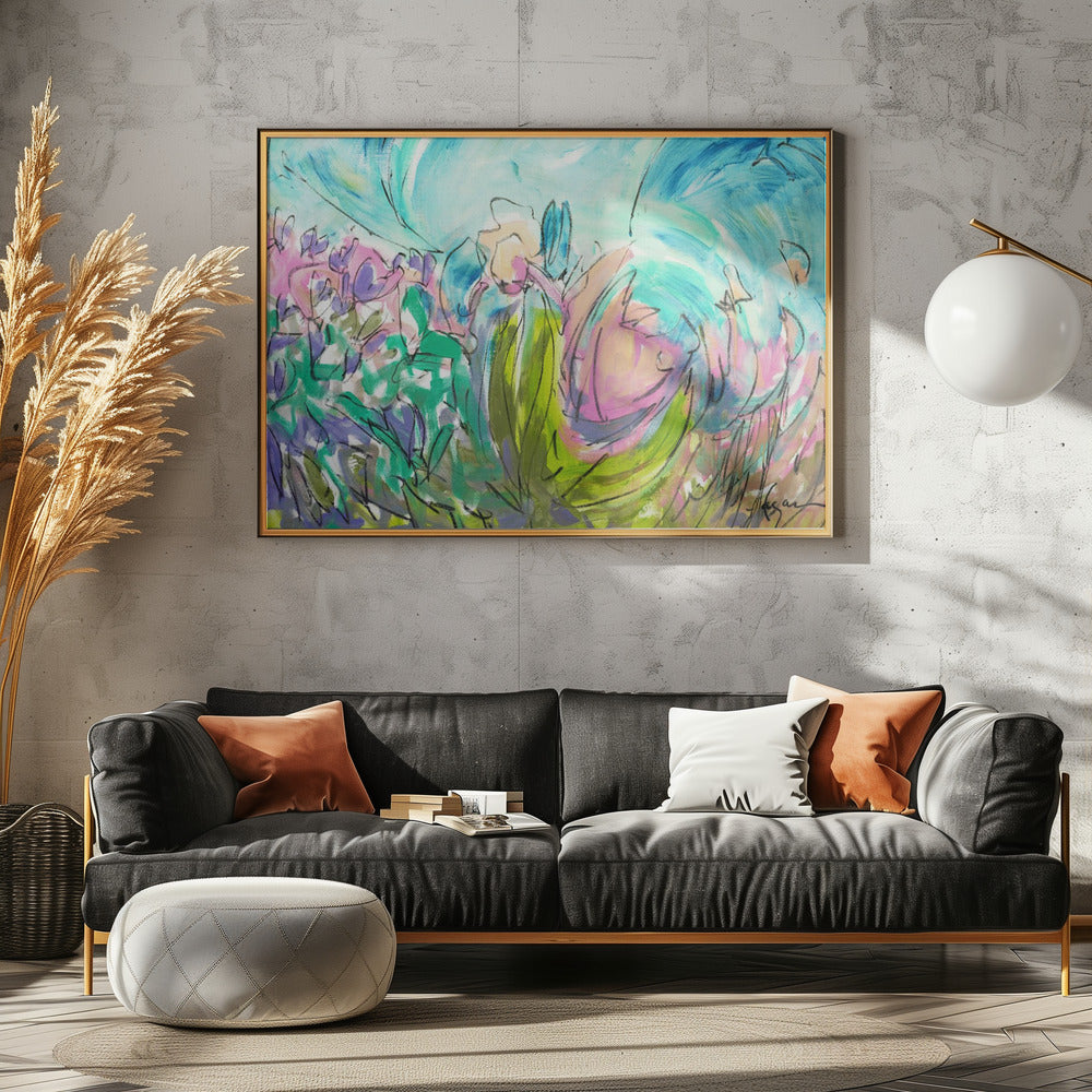 Heart Dance - Stretched Canvas, Poster or Fine Art Print I Heart Wall Art