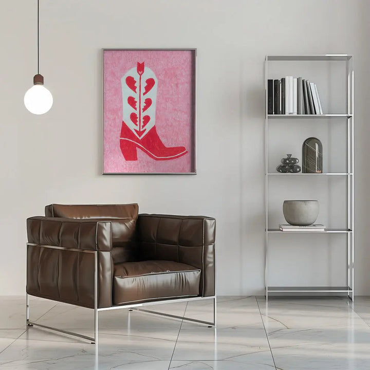 Heartbreak Heels - Stretched Canvas, Poster or Fine Art Print I Heart Wall Art