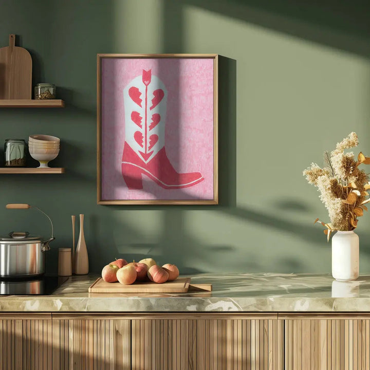 Heartbreak Heels - Stretched Canvas, Poster or Fine Art Print I Heart Wall Art