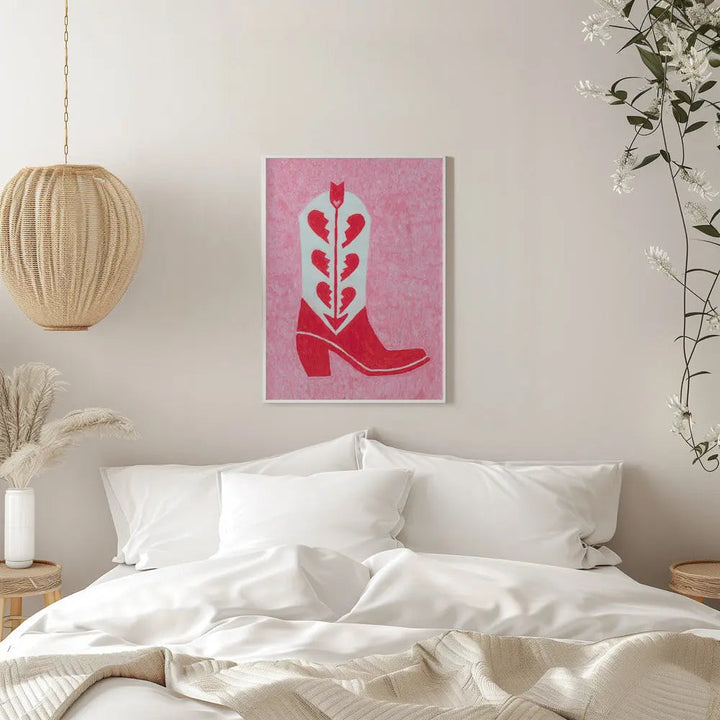 Heartbreak Heels - Stretched Canvas, Poster or Fine Art Print I Heart Wall Art