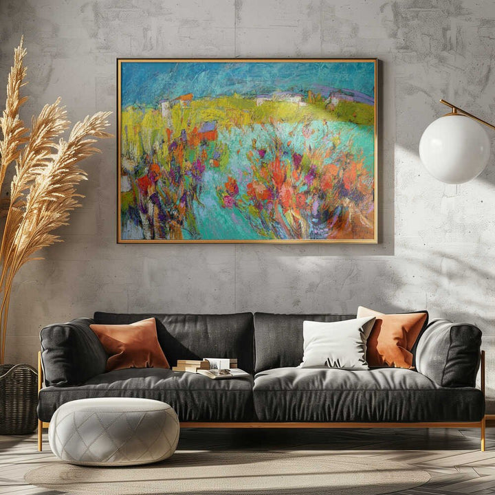 Heartland Blooming - Stretched Canvas, Poster or Fine Art Print - I Heart Wall Art - Poster Print, Canvas Print or Framed Art Print