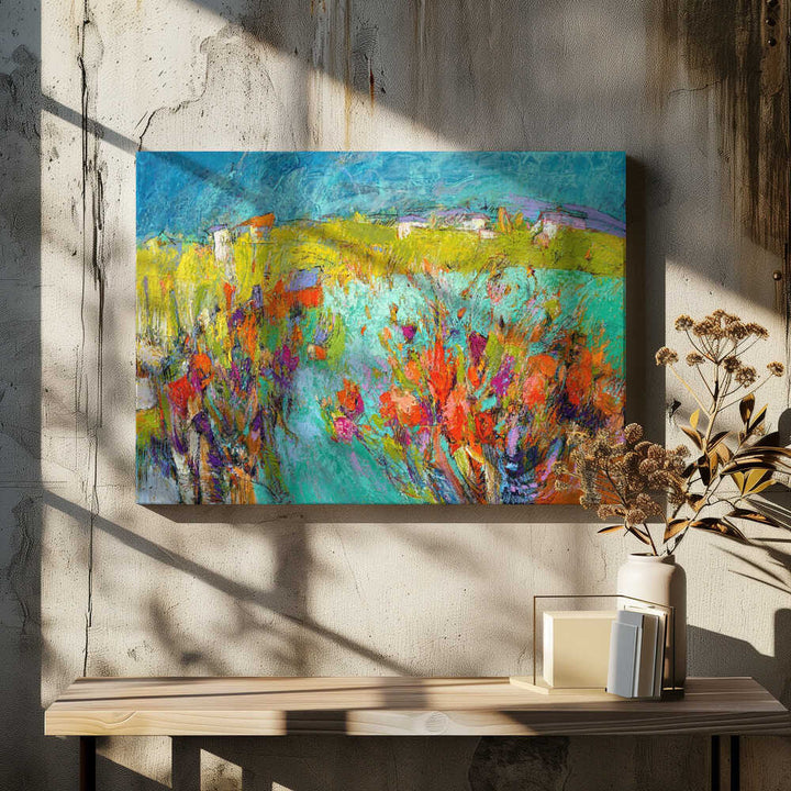 Heartland Blooming - Stretched Canvas, Poster or Fine Art Print - I Heart Wall Art - Poster Print, Canvas Print or Framed Art Print