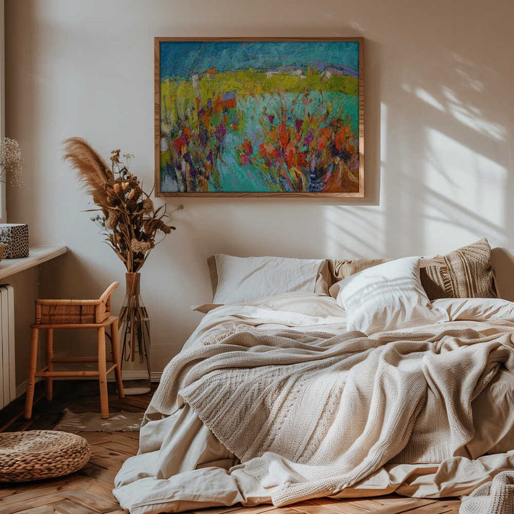 Heartland Blooming - Stretched Canvas, Poster or Fine Art Print - I Heart Wall Art - Poster Print, Canvas Print or Framed Art Print