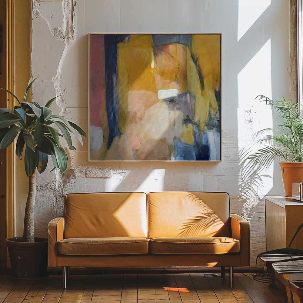 Heat Wave - Square Stretched Canvas Poster or Fine Art Print