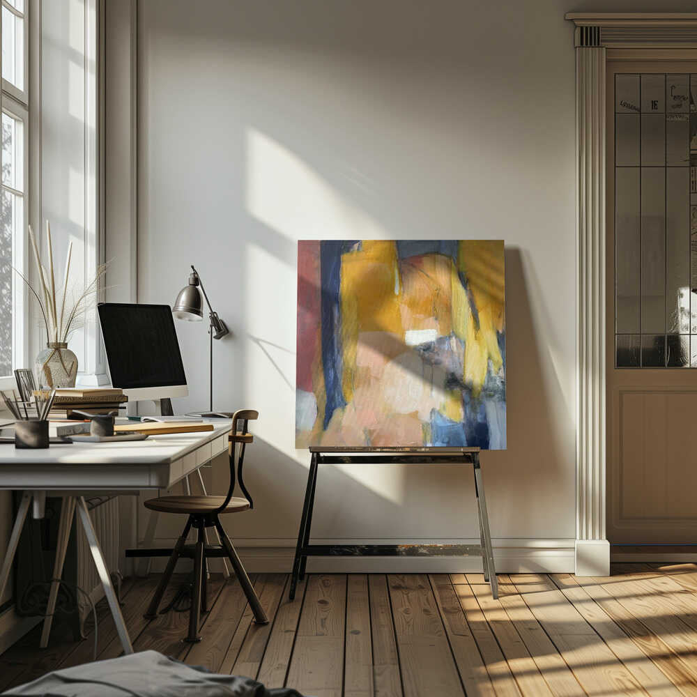 Heat Wave - Square Stretched Canvas Poster or Fine Art Print