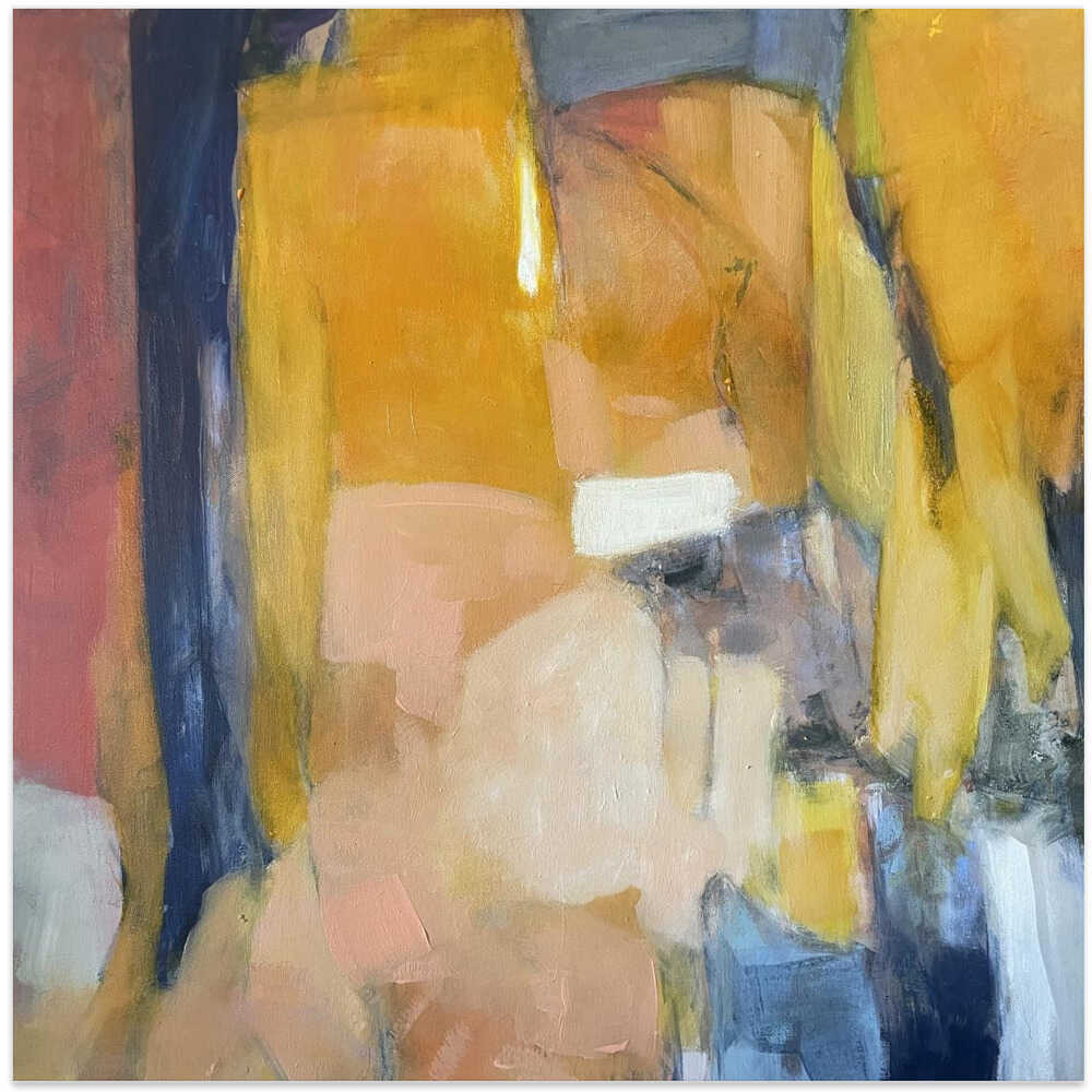 Heat Wave - Square Stretched Canvas Poster or Fine Art Print