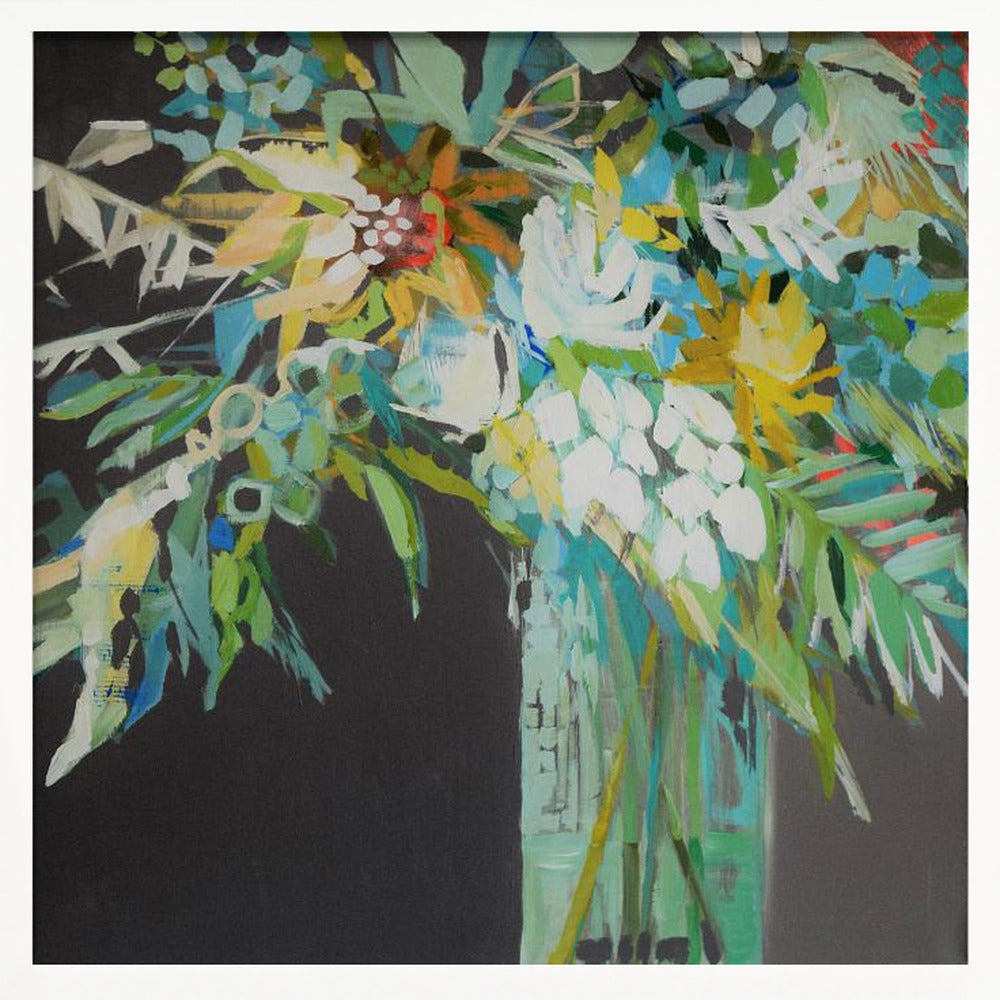 Heather S Bouquet - Square Stretched Canvas, Poster or Fine Art Print I Heart Wall Art