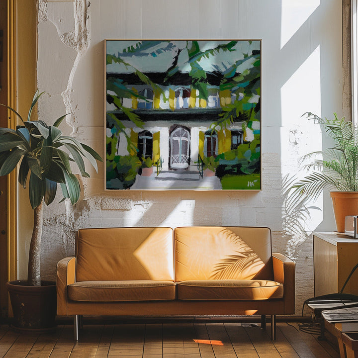Hemingway House - Square Stretched Canvas, Poster or Fine Art Print I Heart Wall Art