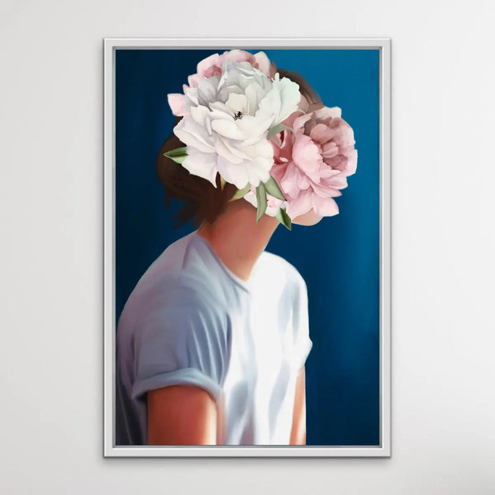 Her Secret Life Print Four - Women With Flowers Artwork Series - I Heart Wall Art