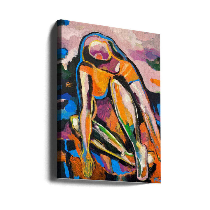 “Here I Glow” - Stretched Canvas, Poster or Fine Art Print - I Heart Wall Art - Poster Print, Canvas Print or Framed Art Print