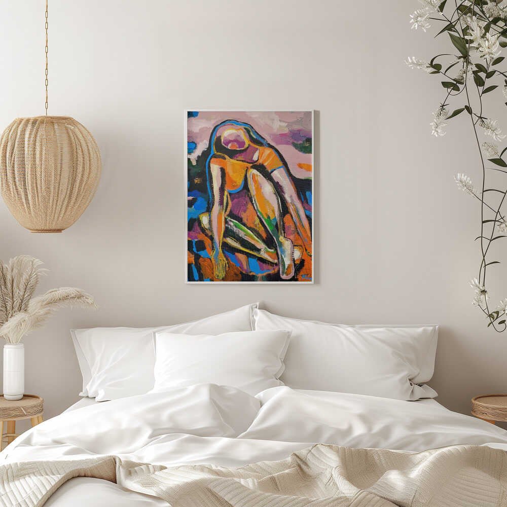 “Here I Glow” - Stretched Canvas, Poster or Fine Art Print - I Heart Wall Art - Poster Print, Canvas Print or Framed Art Print