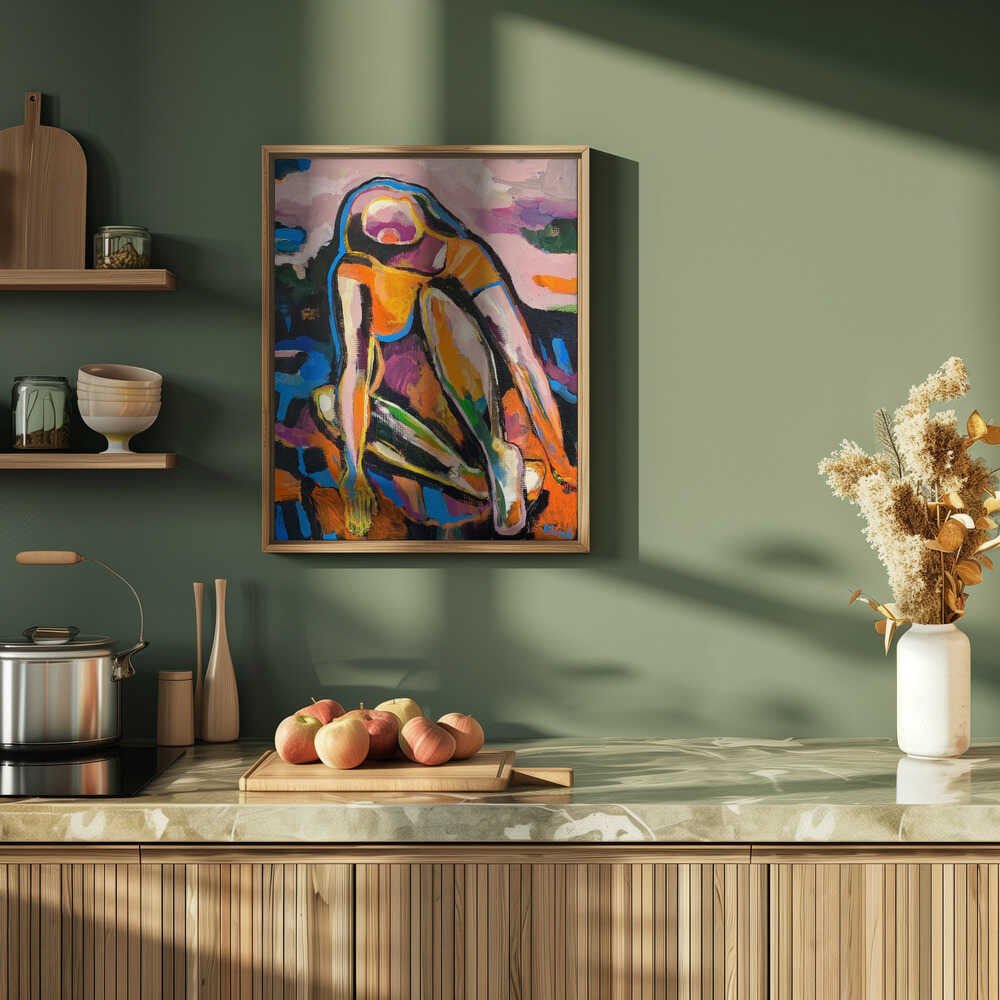 “Here I Glow” - Stretched Canvas, Poster or Fine Art Print - I Heart Wall Art - Poster Print, Canvas Print or Framed Art Print