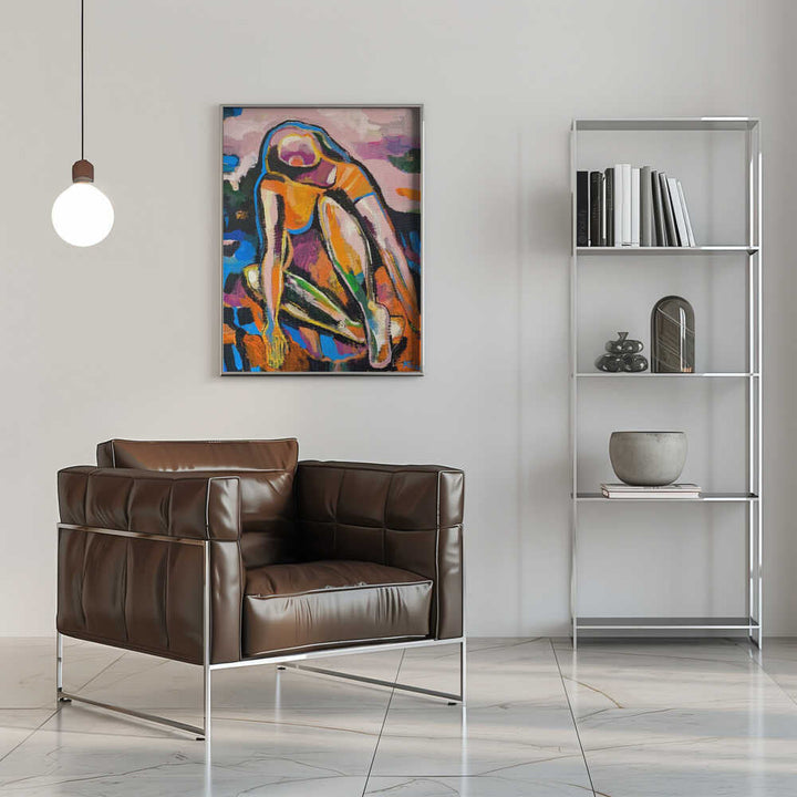 “Here I Glow” - Stretched Canvas, Poster or Fine Art Print - I Heart Wall Art - Poster Print, Canvas Print or Framed Art Print