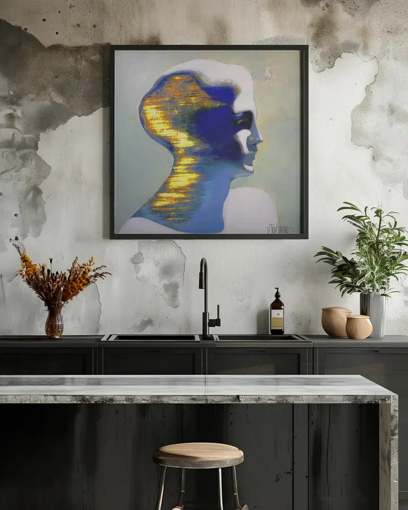 Hidden Treasure - Square Stretched Canvas, Poster or Fine Art Print I Heart Wall Art