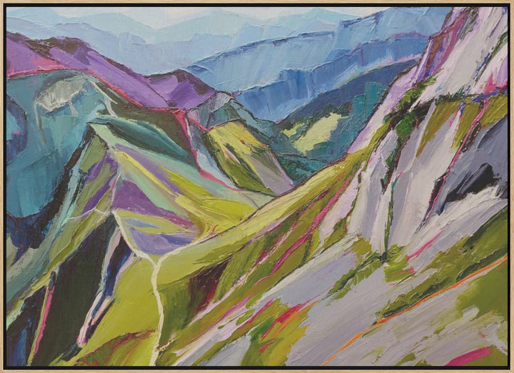 Hiking In the Swiss Alps 1 - Stretched Canvas, Poster or Fine Art Print I Heart Wall Art