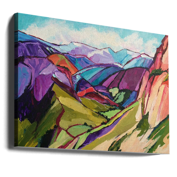 Hiking In the Swiss Alps - Stretched Canvas, Poster or Fine Art Print I Heart Wall Art