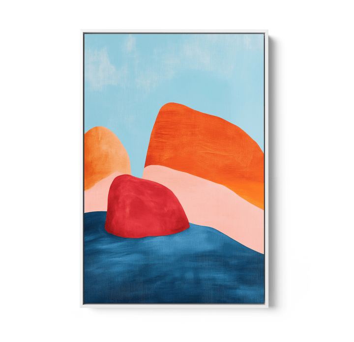 Hill Passage - Contemporary, Abstract Stretched Canvas, Poster or Fine Art Print - I Heart Wall Art - Poster Print, Canvas Print or Framed Art Print