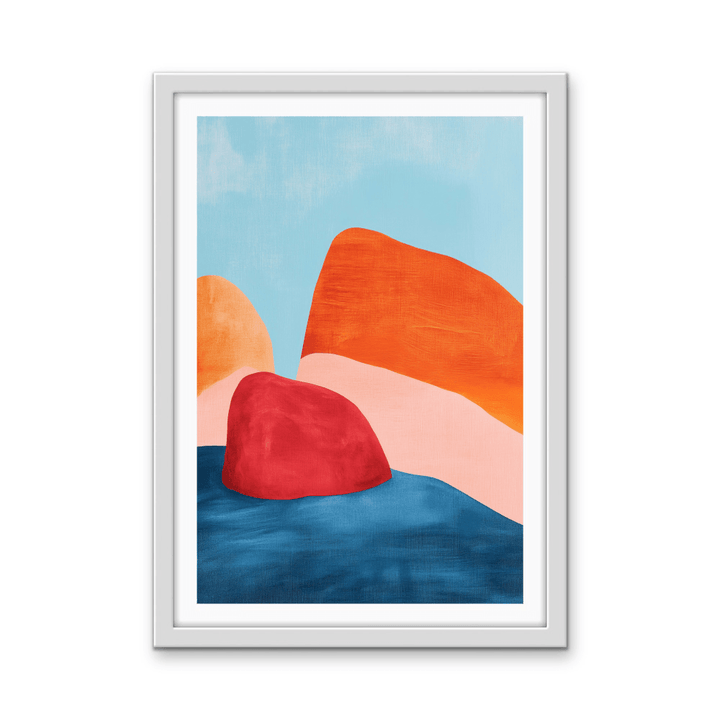 Hill Passage - Contemporary, Abstract Stretched Canvas, Poster or Fine Art Print - I Heart Wall Art - Poster Print, Canvas Print or Framed Art Print