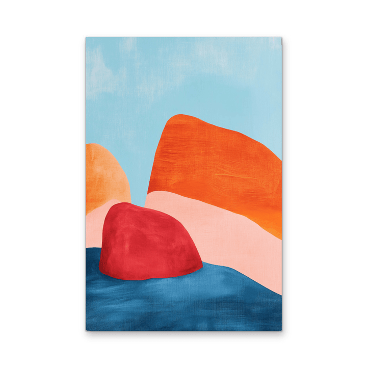 Hill Passage - Contemporary, Abstract Stretched Canvas, Poster or Fine Art Print - I Heart Wall Art - Poster Print, Canvas Print or Framed Art Print