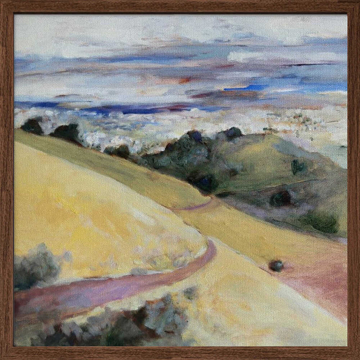 Hills and Valley - Square Stretched Canvas, Poster or Fine Art Print - I Heart Wall Art - Poster Print, Canvas Print or Framed Art Print