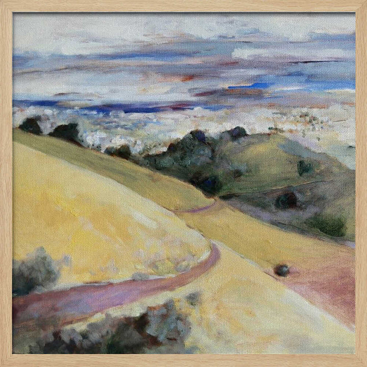 Hills and Valley - Square Stretched Canvas, Poster or Fine Art Print - I Heart Wall Art - Poster Print, Canvas Print or Framed Art Print