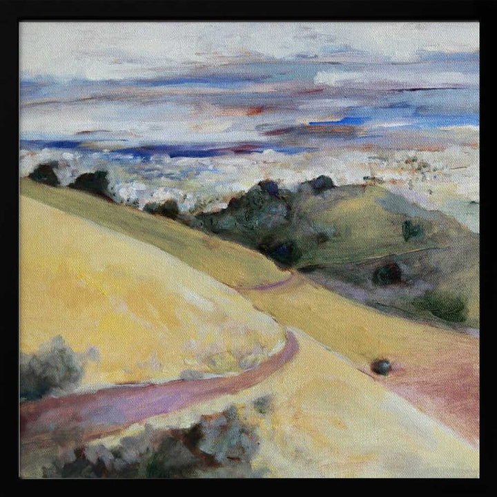 Hills and Valley - Square Stretched Canvas, Poster or Fine Art Print - I Heart Wall Art - Poster Print, Canvas Print or Framed Art Print