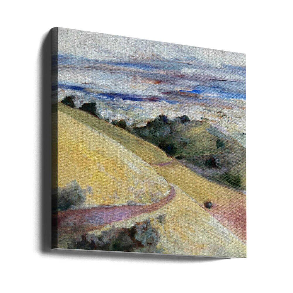 Hills and Valley - Square Stretched Canvas, Poster or Fine Art Print - I Heart Wall Art - Poster Print, Canvas Print or Framed Art Print