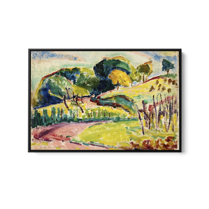 Hills by Alfred Henry Maurer - Stretched Canvas Print or Framed Fine Art Print - Artwork I Heart Wall Art Australia 