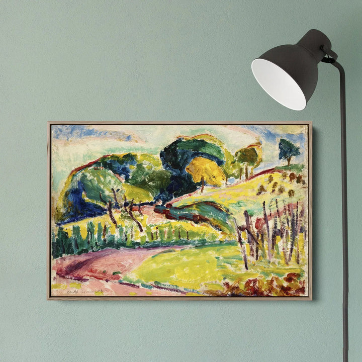 Hills by Alfred Henry Maurer - Stretched Canvas Print or Framed Fine Art Print - Artwork I Heart Wall Art Australia 